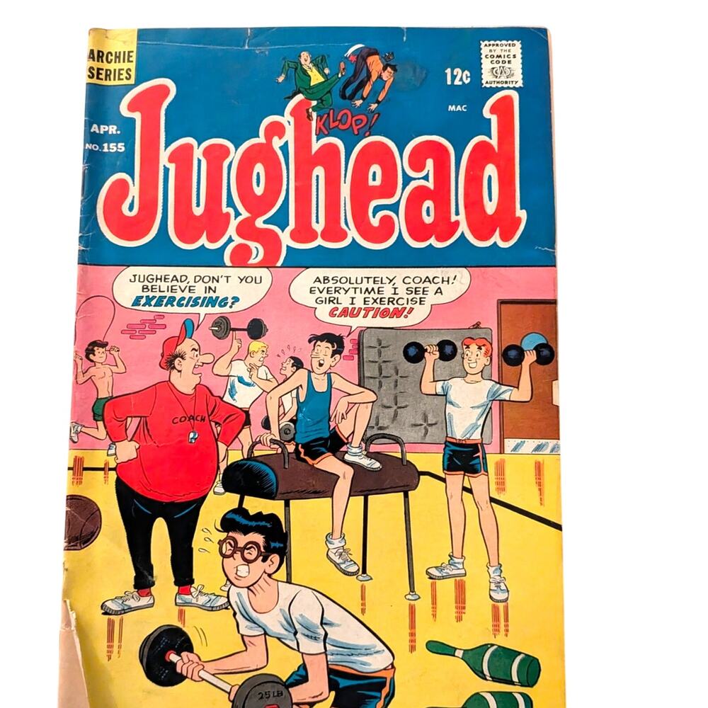 Vintage April 1968 jughead #155 Archie comic book series